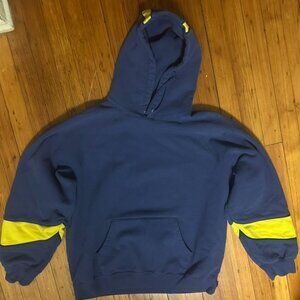 Supreme purple and yellow hoodie size L